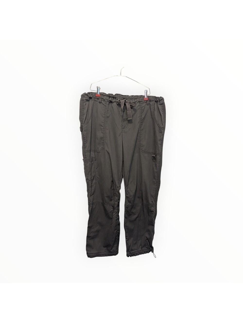 Koi James Men's Scrub Pants XL Gray Cargo Drawstring Utility Medical 601